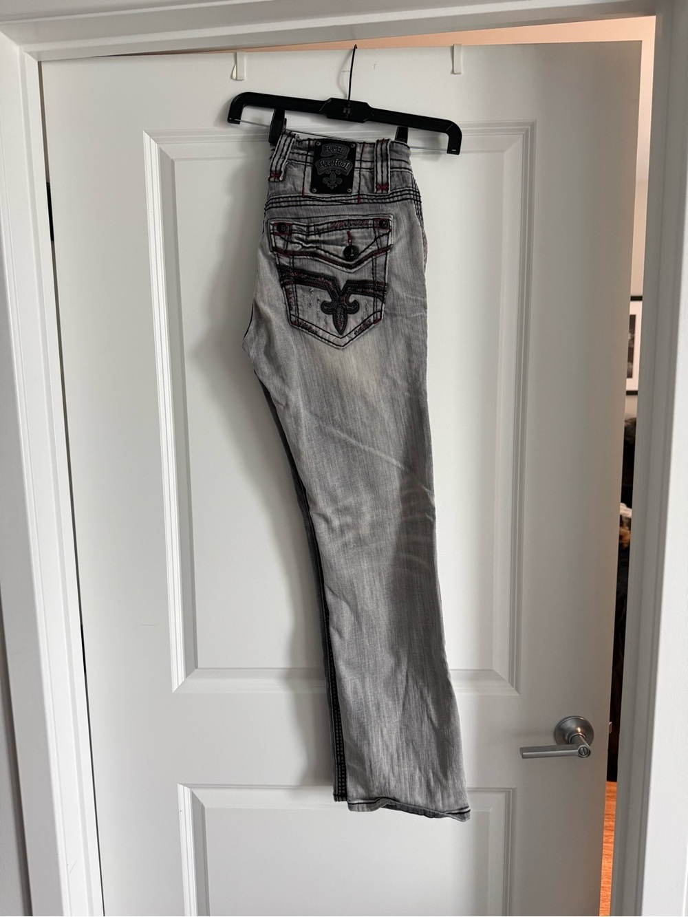Mens Rock Revival Jarvis slim straight jeans